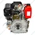 Heavy Duty 418cc (10 Hp) 4-Stroke Single Cylinder Recoil Start Shaft Spline Type Diesel Engine With 5.5L Fuel Tank