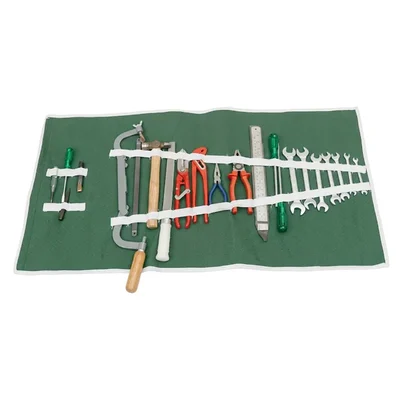 Inder 21-Piece Mechanical Electrical General Tool Kit Canvas Roll 41A