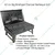Premium Quality 43 cm Big Briefcase Charcoal Barbeque Grill with 8 Skewers