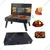 Premium Quality 43 cm Big Briefcase Charcoal Barbeque Grill with 8 Skewers