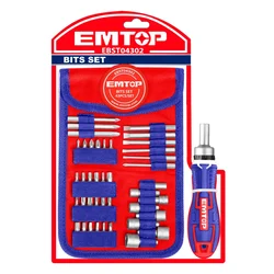 Emtop 43 PCS Screwdriver Bit Set (EBST04302)