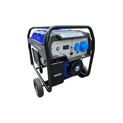 GeeNex 7.5 KVA 440 cc Recoil & Self Start Single Phase Portable Petrol Generator(GH-7500E)