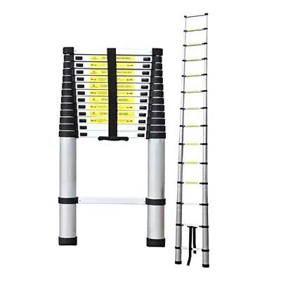 Heavy Duty 14 Steps (14feet/4.26 Meter) Single Side Aluminium Telescopic Ladder
