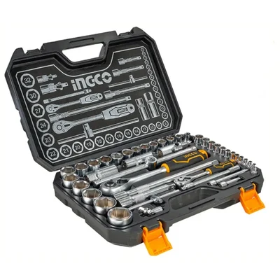 Ingco 44 pcs 1/4” and 1/2” Dr. Socket Set (HKTS42441)