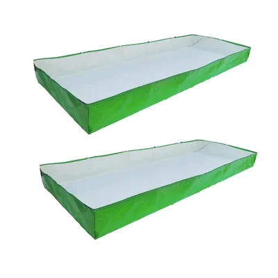 Shiv Biotech 450 GSM HDPE Reusable Azolla Growing Bed (Pack of 2 pieces)(Size-2 x 2 x 1 feet)