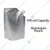 50 Pcs, 450ml Capacity Leak-proof Aluminium Three Side Seal Spout Pouch for Sauce, Juices, Non-carbonated liquids