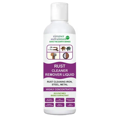 Zimmer Aufraumen Pro 450ml Rust Cleaner Remover Liquid for Iron, Steel, Metal to Remove Tough & Stubborn Rust