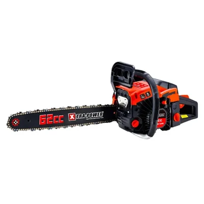 Xtra Power XPT 588, 62-cc Petrol Operated Chainsaw | 18 inch Guide Bar | Ideal for Cutting Trees and Logging Woods