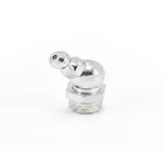 Kapson M8 x 1.0mm 45 Degree Angled Grease Nipples, 21mm Length Zerk Fitting for Heavy Duty Machinery Access (Pack of 20) K-330