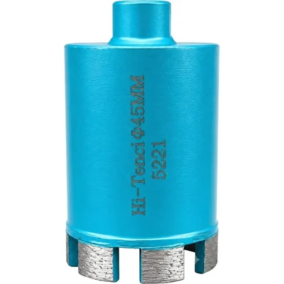 HI-TENCI 45mm Granite Core Bit with M-10 Thread for Hard Natural Stone Precision Drilling