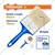 Wadfow 4 inch Paint Brush for Oil Based Paints with Plastic Handle and 45mm Bristles for Smooth Finish(WPB1904)