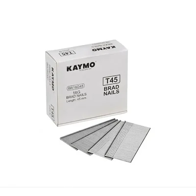 Kaymo 16G 45mm 2.8mm Crown T-Series Brad Nails Structural(Pack-1)