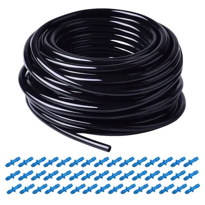 Kamal Agrotech 46 Meter Feeder Pipe with 100 Connector For Drip Irrigation