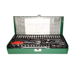 Keaa 46 PCS 1/4 Inch Square Drive Socket and Bit Set with Ratchet Extension Box