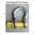 Premium Quality 4.75 Ton Pin Type Bow Shackle Screw (Pack of 5 Pcs)