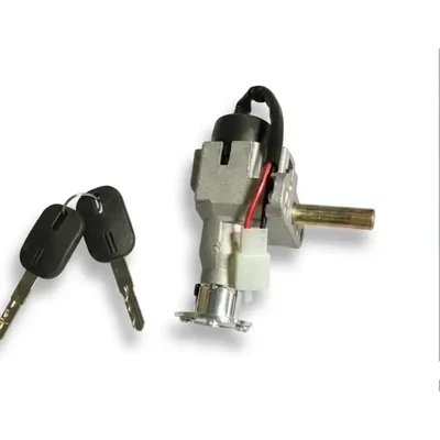 Premium Quality 47mm Motorcycle Ignition Lock Set High Security Zinc Alloy Main Barrel Switch Assembly with 2 Keys