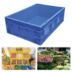 Aristo Pack of 3, 48L, 650x450x210mm Complete Closed Solid Plastic Crate, 6545210 CC