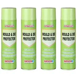4 Pack of Sprayzet (700ml x 4pcs) Synthetic Oil Based Mould & Die Protector