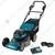 Makita LM001GT201, 40V 48 Cm Self-Propelled Cordless Lawn Mower With 2 Batteries & Charger