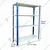 Premium Quality 48 x 32 x 15 inch 4 Shelf Multipurpose Storage Rack