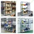Premium Quality 48 x 32 x 18 inch 4 Shelf Multipurpose Storage Rack