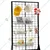 Premium Quality 48 x 84 inch Grid Wall Mesh With 10 Pieces Hook For Multipurpose Use(Size-4 inch Hook)
