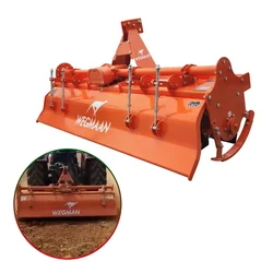 Wegman 7 Feet Rotavator (Regular Plus ) with 48  Blades Suitable for 50 HP to 55 HP Tractor (Type-Gear Box - Single Speed)