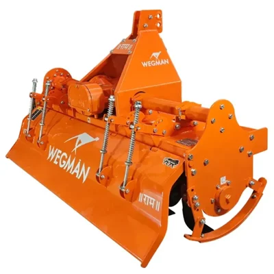 Wegman 7 Feet Rotavator (Semi Champion Plus) with 48 Blades Suitable for 50 HP to 65 HP Tractors(Type-Gear Box - Single Speed)