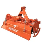 Wegman 6 Feet Regular Plus Rotavator with 48 Blades Suitable for 45 HP to 60 HP Tractor (Type-Gear Box - Multi Speed)