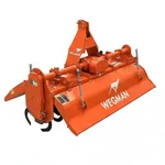 Wegman 5.5 Feet Regular Plus Rotavator with 48 Blades Suitable for 45 HP to 60 HP Tractor (Type-Gear Box - Multi Speed)