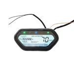 NAKS Automation 48V-72V Universal EV LCD Speedometer Digital Dashboard Display with Live Voltage Meter