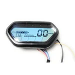 NAKS Automation 48V-72V Universal EV LCD Speedometer Digital Dashboard Display with Live Voltage Meter