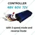 48V/60V Electric Scooter Controller 30A 12-Mosfet with Safety Alarm, 3 Speed Modes, Throttle, Reverse & Brake Cutoff