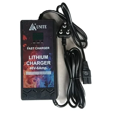 Premium Quality 48V 6A 13S Percentage Indicator Lithium-Ion Battery Charger for Electric Scooter E-Bike