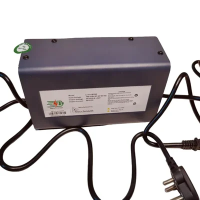 48V 6A Lithium Ion Battery Charger for E-Bike, E-Scooter and Lithium Battery Pack with Aluminium Case & Auto Cut-Off 