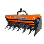 Vasundhara 6 Crop Divider 4 Belt Reaper Attachment for 30 HP Tractor, VKY-TMCR-64F