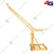 4G 500 KG capacity 360° Mini Crane With 3.5 Hp Electric Clutch Winch, 40 Meter 8 mm Wire Rope