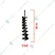 Zeyang 4 Inch Double Spiral Earth Auger Bit for 2 Stroke & 4 Stroke For Earth Auger/ Post Hole Digger Machine, EA-034