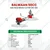 Balwaan Side Pack Petrol  Brush Cutter BX-50 Pro, With 4 Stroke 50 CC Engine For Grass & Crop Cutting