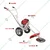 Neptune BC-360W, 35 cc 4 Stroke Petrol Engine Hand Push Brush Cutter with Wheels