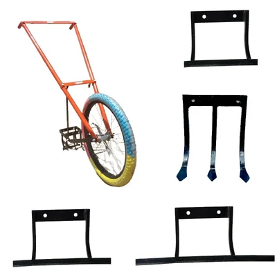 Heavy Duty 4 feet Cycle Weeder with 6, 8, 11 inch Blade and 3 Tine Cultivator