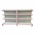 Premium Quality 4 x 3 Feet 4 Shelves Slotted Channel Display Rack - Set Of 2	