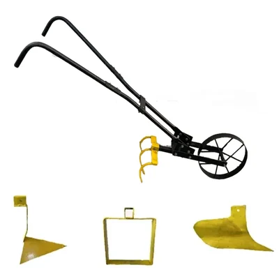 Heavy Duty Hand Held Wheel Hoe with Attachments for Agriculture Purposes