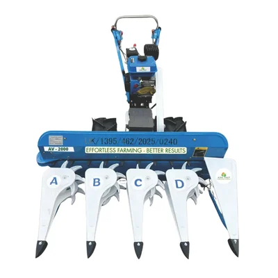 AIVA ITALY AV-2000, 7 HP Petrol Operated 4 Feet Self Propelled Reaper / Crop Harvester Machine