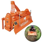 Wegman Mini Rotavator 4 Feet with 24 Blades Efficient for Soil Preparation Suitable for 12 to 28 HP Mini Tractors