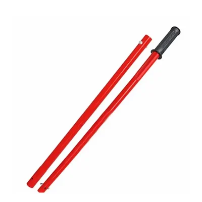 4 Feet Long Steel Handle With Rubber Grip, Suitable For All Garden Tools