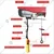 4G PA 1200 kg 1800W Mini Electric Hoist With 2.5 HP 100 % Copper Winding Motor, 8 mm diameter & 20 meter Wire Rope (PA-1200)