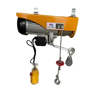 4G PA 1500 kg 2050 W Mini Electric Hoist, 8 mm diameter & 20 meter long Wire Rope