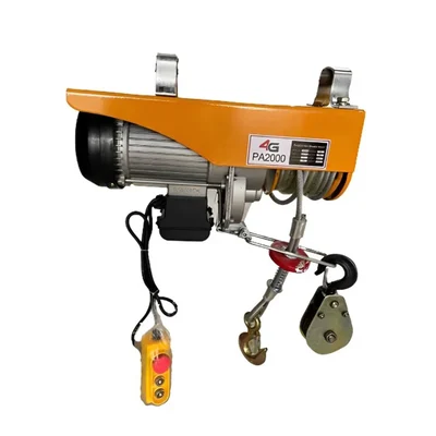 4G 2000 kg 2200W Mini Electric Hoist, 10 mm diameter & 12 meter long Wire Rope (PA-2000)