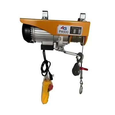 4G PA 500 kg 1020W Mini Electric Hoist, 4 mm diameter & 30 meter long Wire Rope